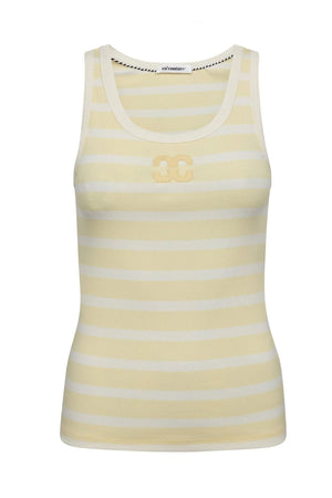 GrannyCC Rib Emb. Tank Top 11171-OW/Pastel - 33207