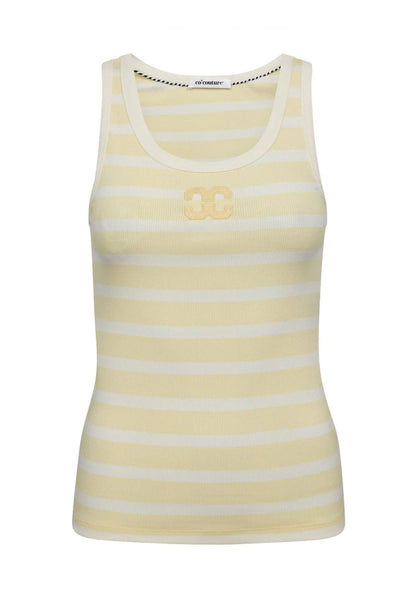 GrannyCC Rib Emb. Tank Top 11171-OW/Pastel - 33207 Thumbnail