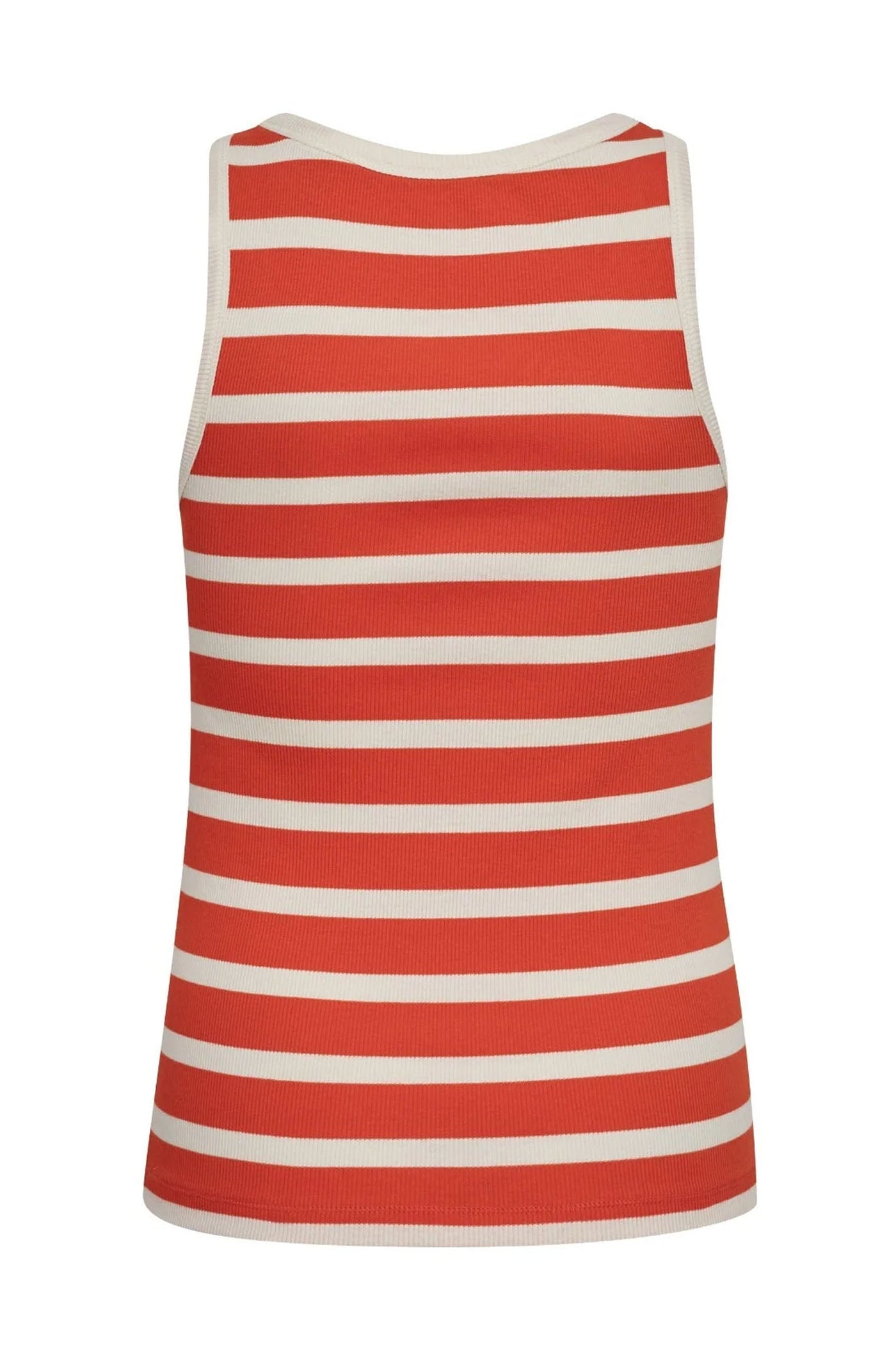 GrannyCC Rib Emb. Tank Top 1166-Offwhite F - 33207