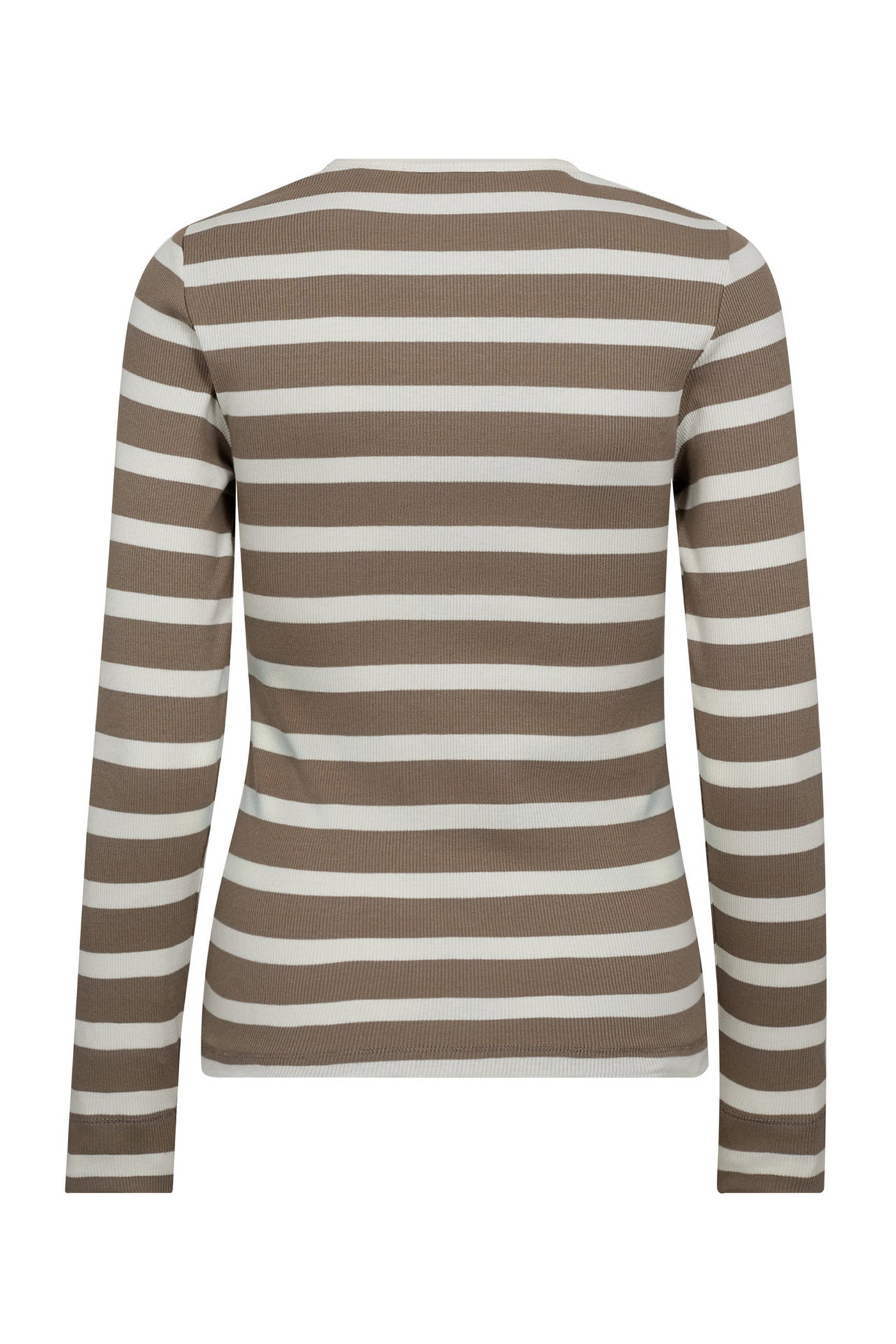 GrannyCC Rib Emb LS Blouse 11154-OW/Walnut - 43007