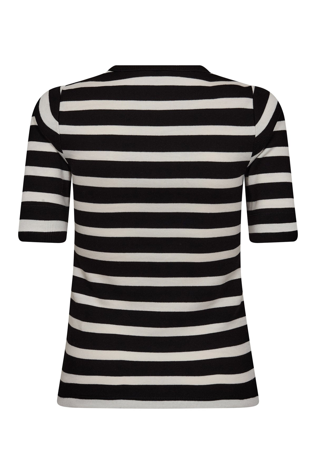GrannyCC Rib Emb SS T-shirt 1196-OffWhite-B - 33206