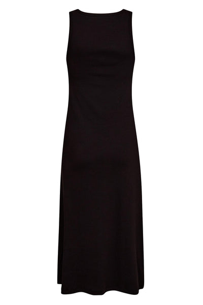 GrannyCC Rib Emb Tank Dress 96-Black - 46114 Thumbnail