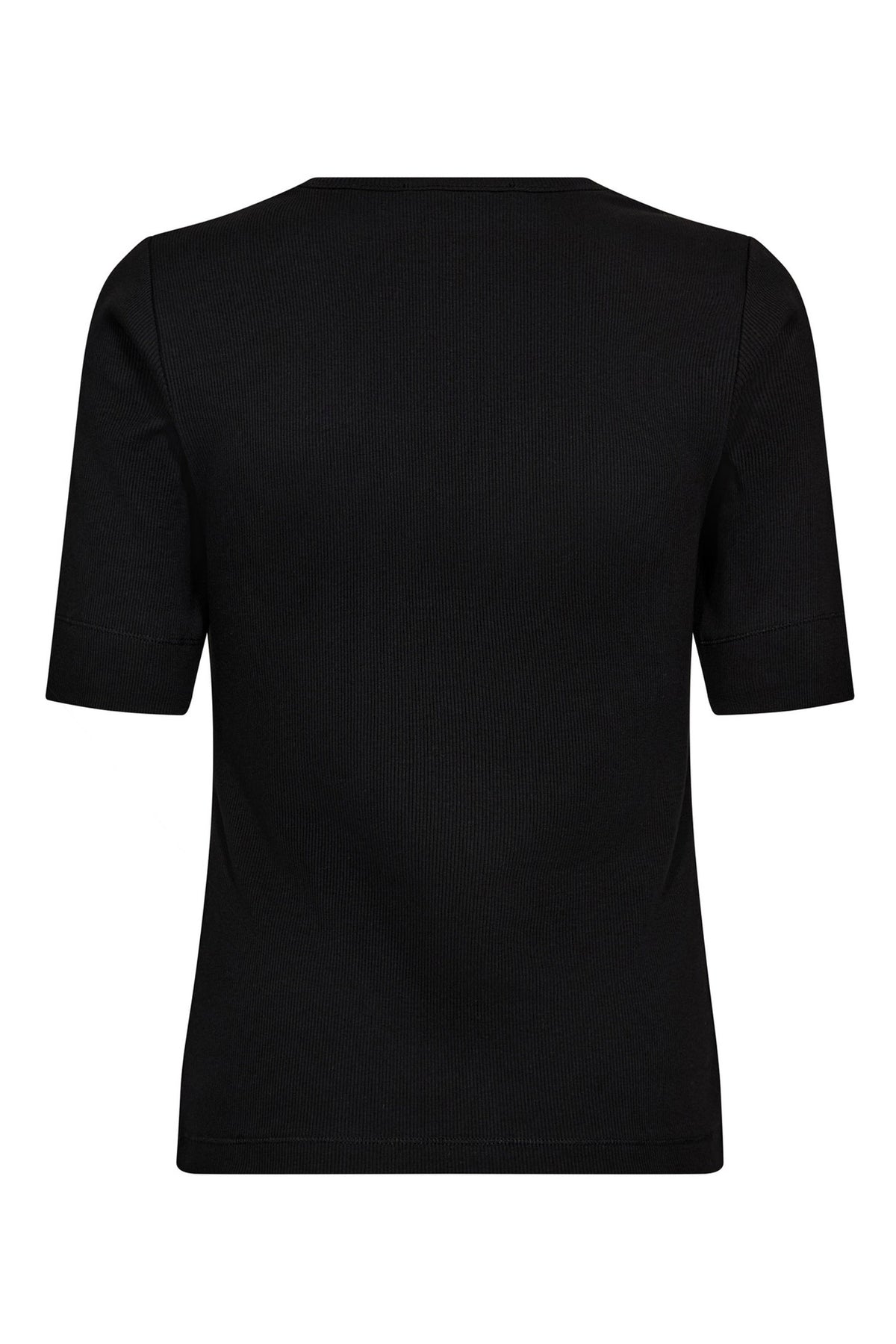 GrannyCC Rib SS V-Tee 96-Black - 43018