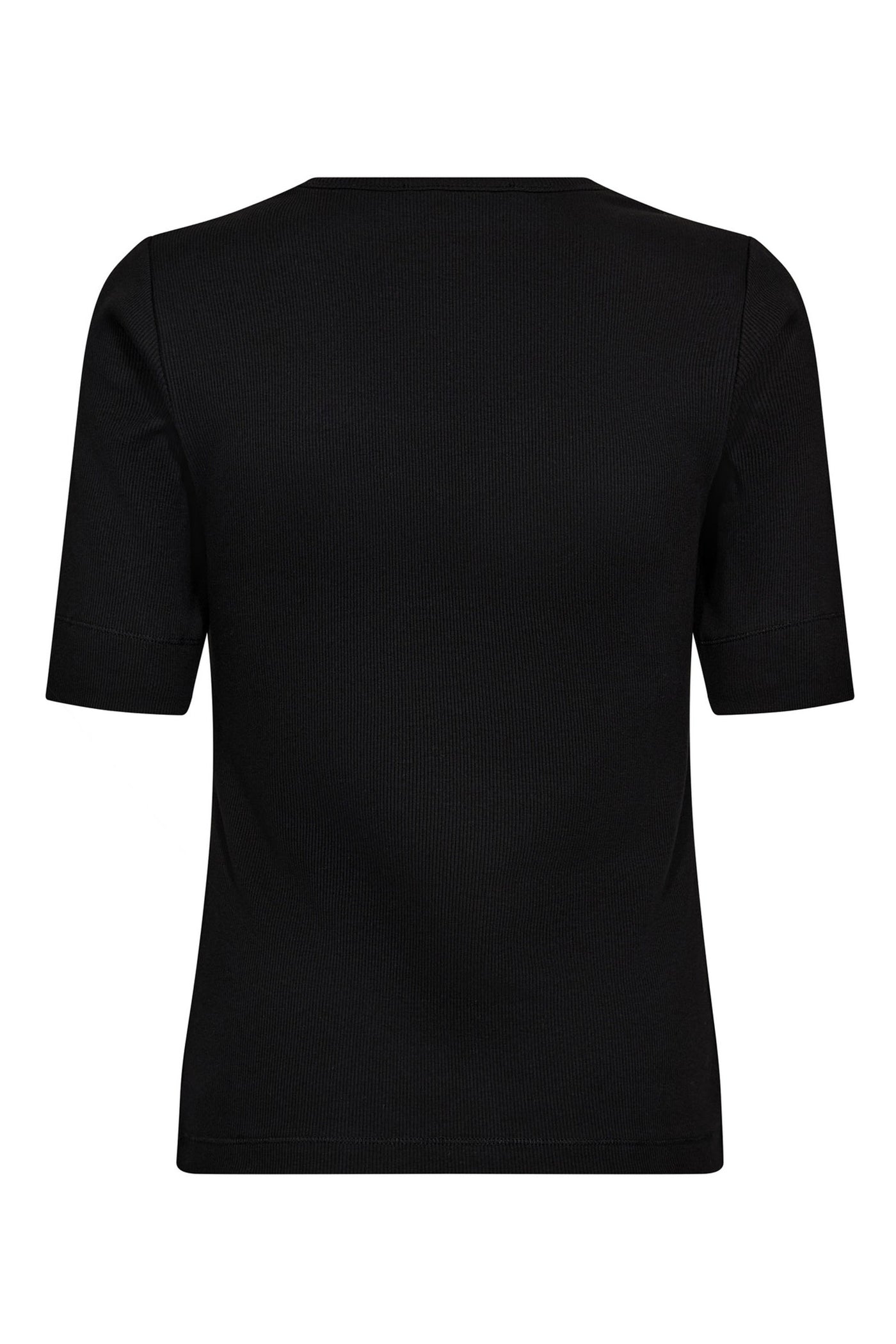 GrannyCC Rib SS V-Tee 96-Black - 43018