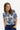 Grazia blouse 1/2 sleeves Blue - 17086
