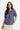 Grazia blouse 1/2 sleeves Blue - 17174