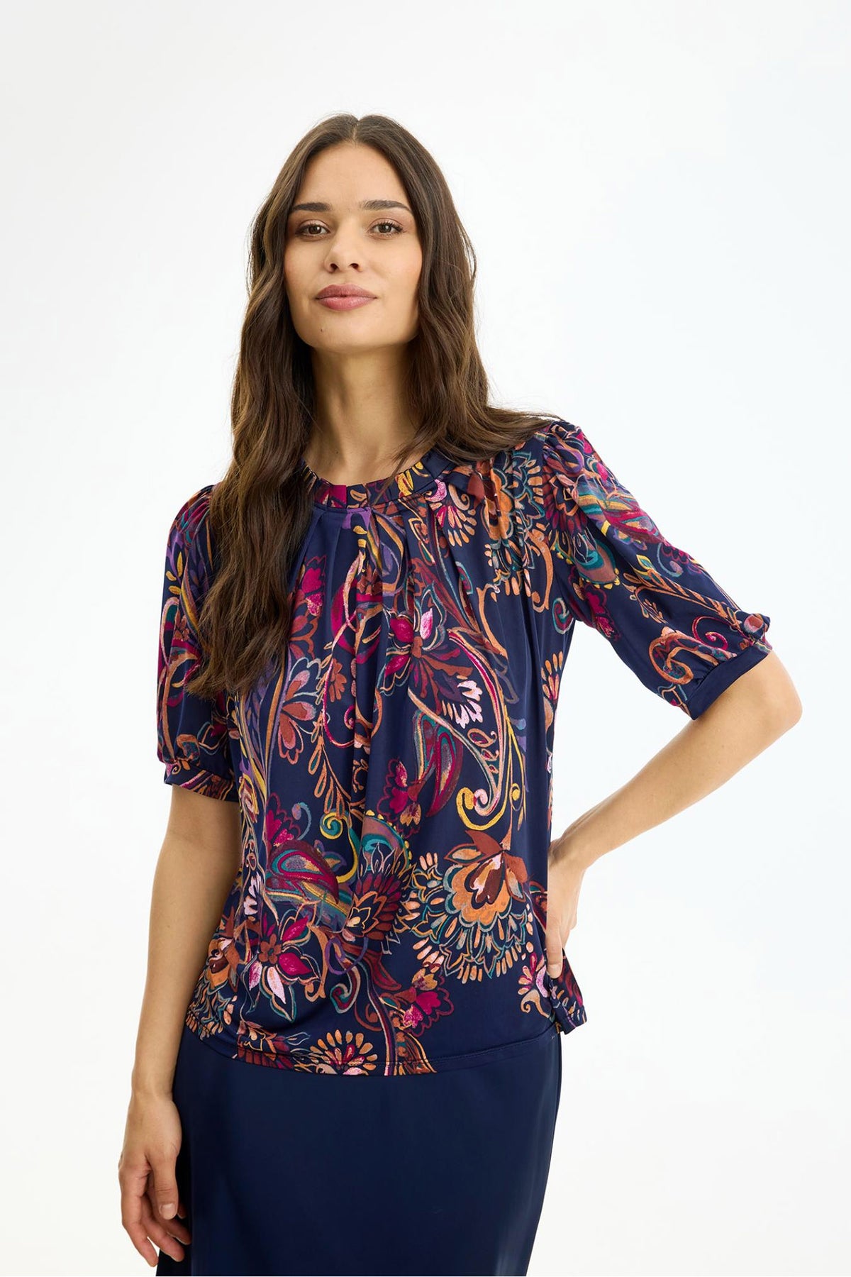 Grazia blouse 1/2 sleeves Multicolour - 17250