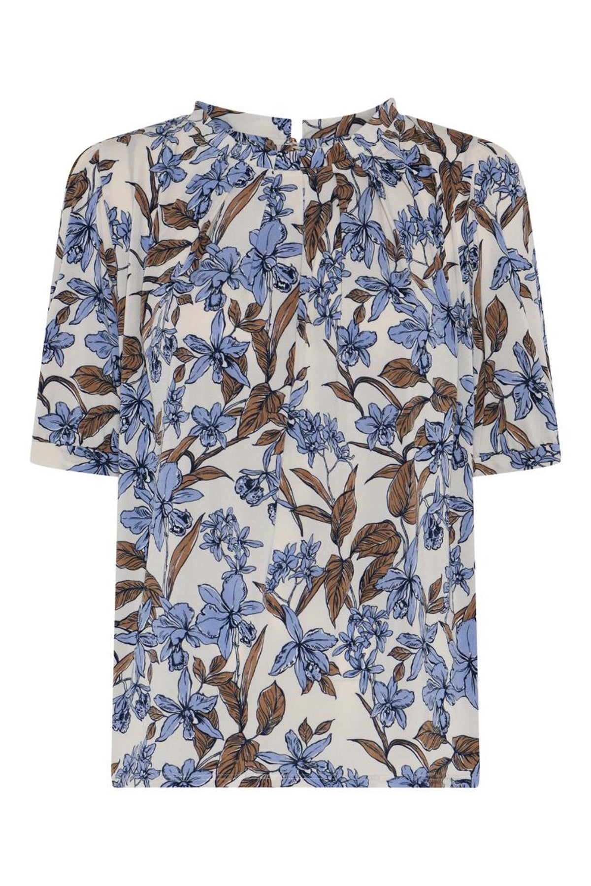 Grazia blouse 1/2 sleeves SKY BLUE - 17001