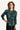 Grazia blouse 3/4 sleeves Aqua green - 16867