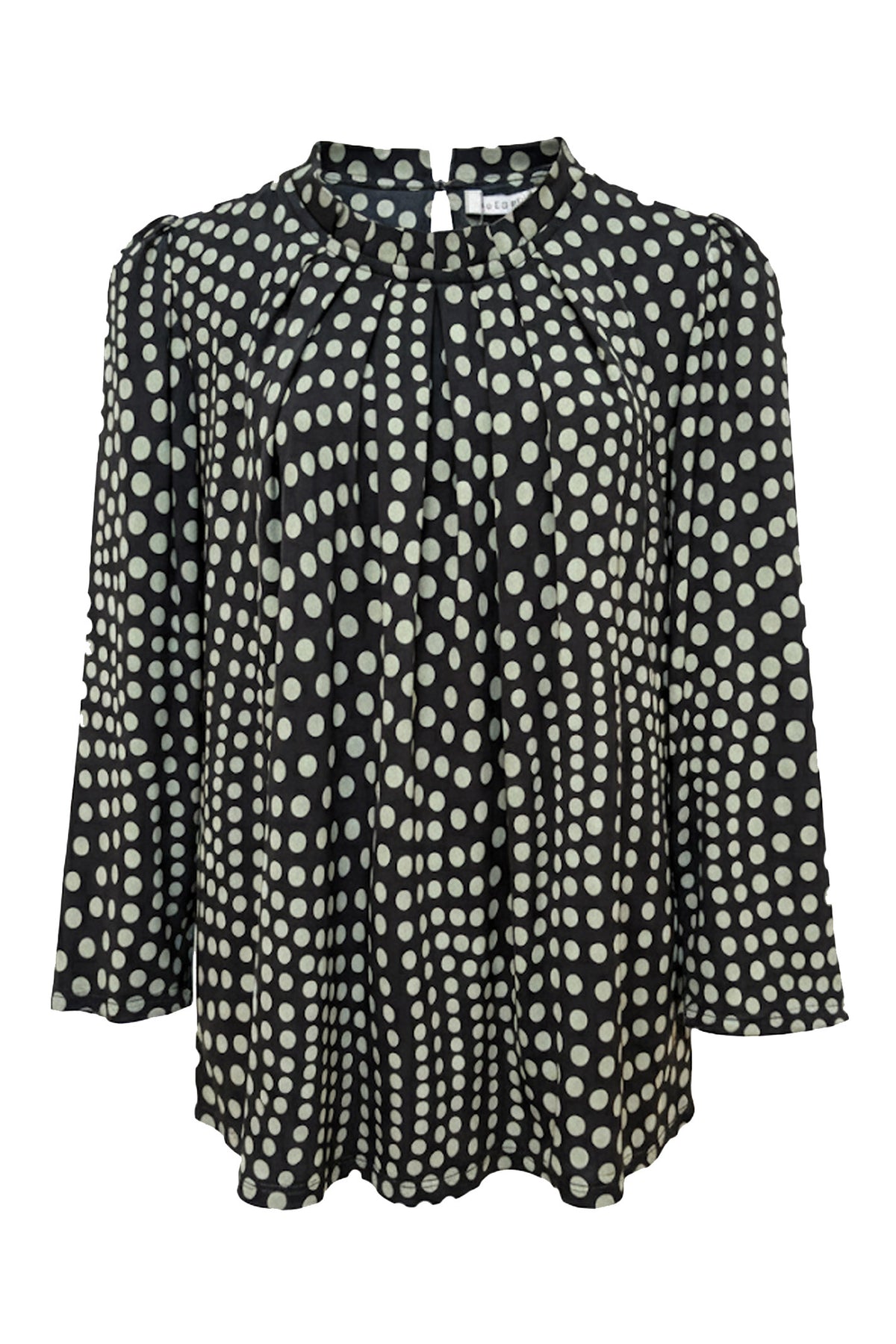 Grazia blouse 3/4 sleeves Green - 16909