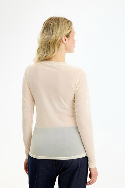 Gro Mesh t-shirt CREAM - 14798 Thumbnail