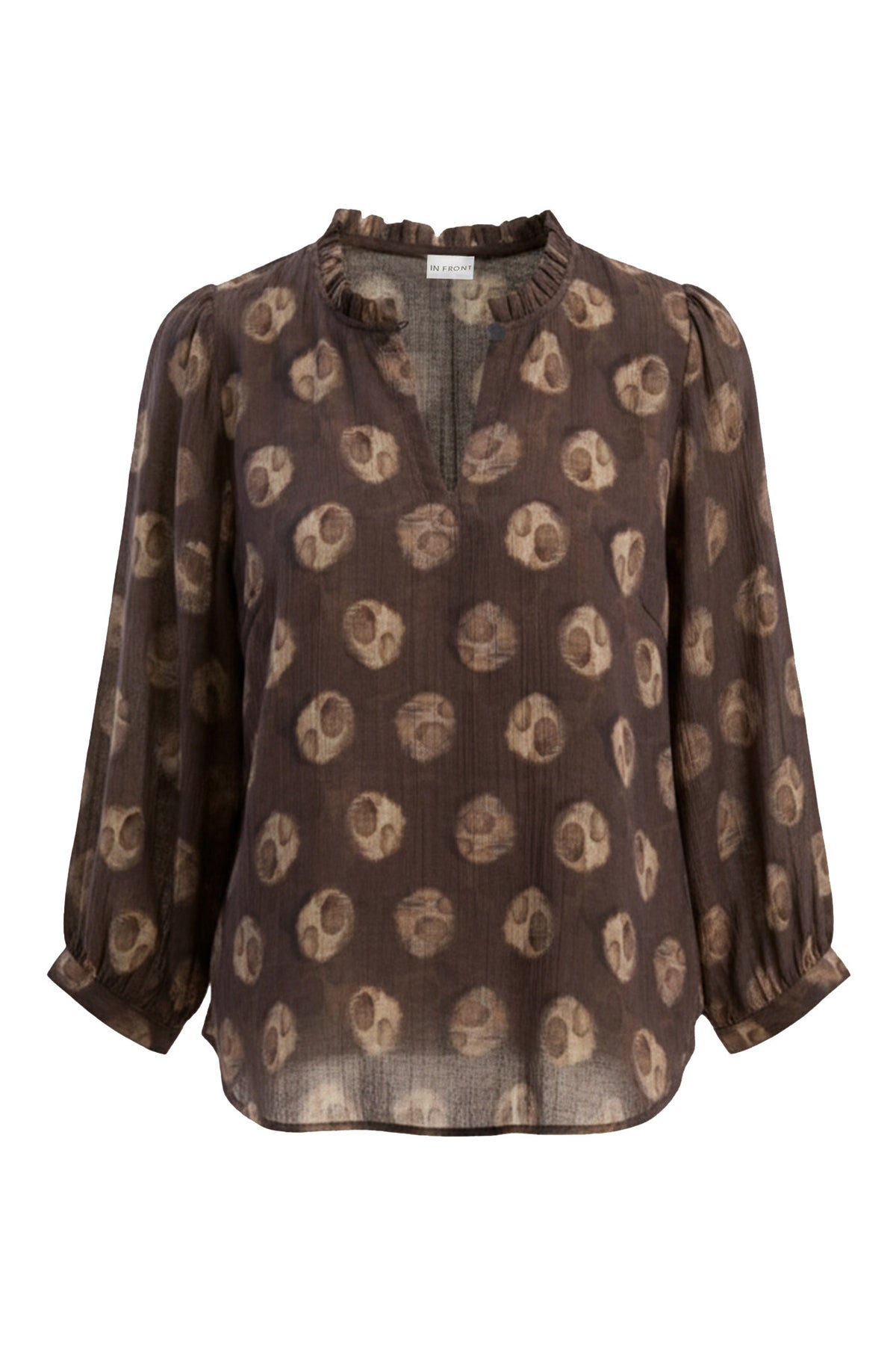Gry blouse Brown - 16932