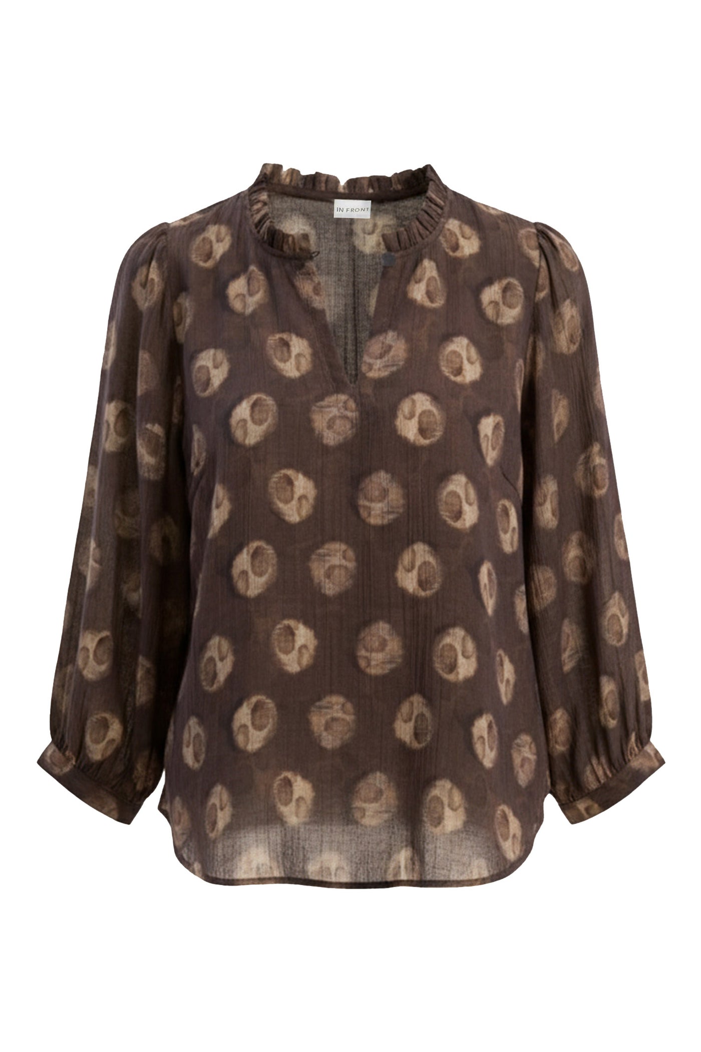 Gry blouse Brown - 16932