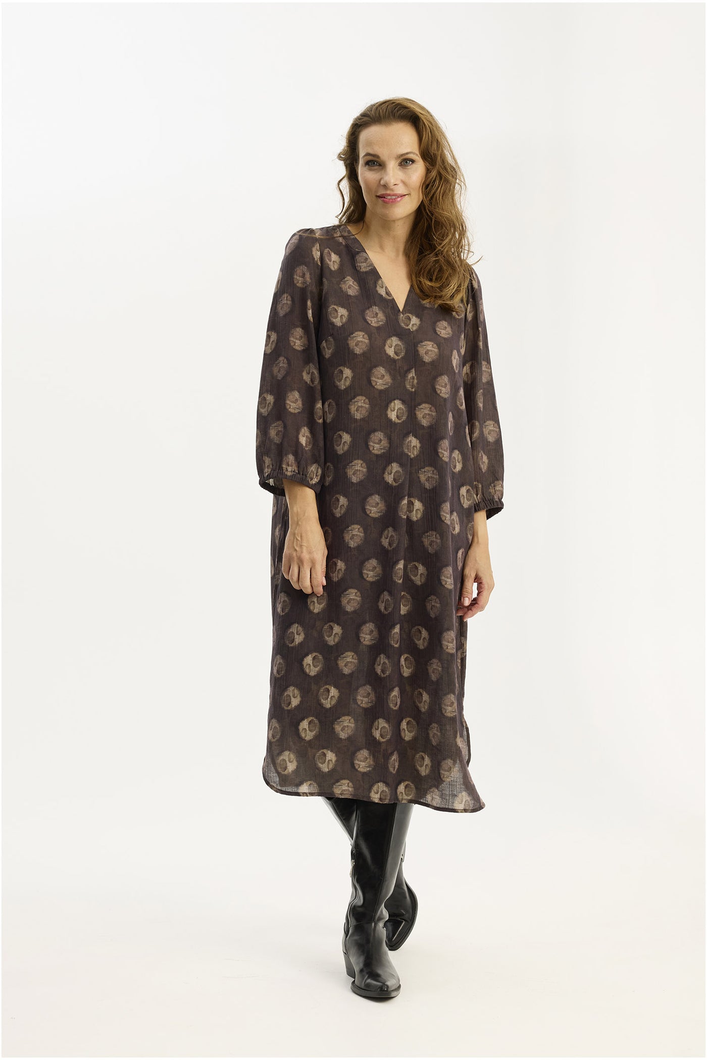 Gry dress Brown - 16933
