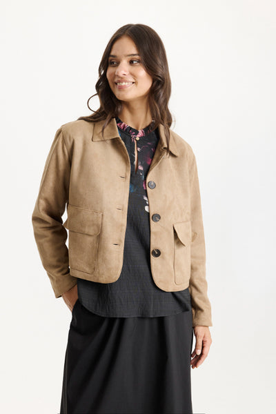 Gudrun jacket Light brown - 16800 Thumbnail