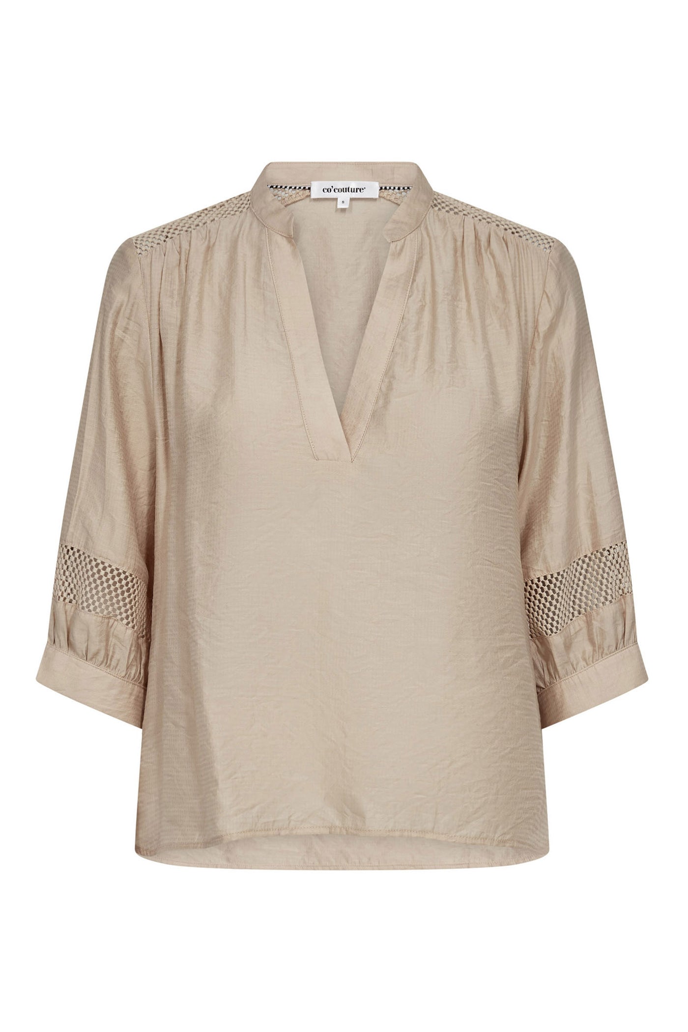 GwendaCC SS Blouse 984-Mink - 45084