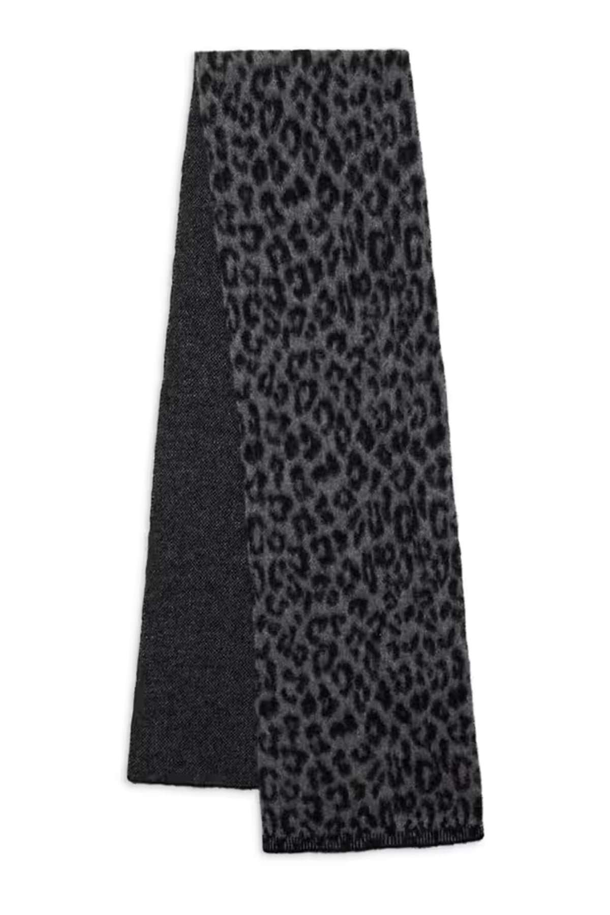 HANNAH SCARF Grey leopard - A-12-11734-MTL98