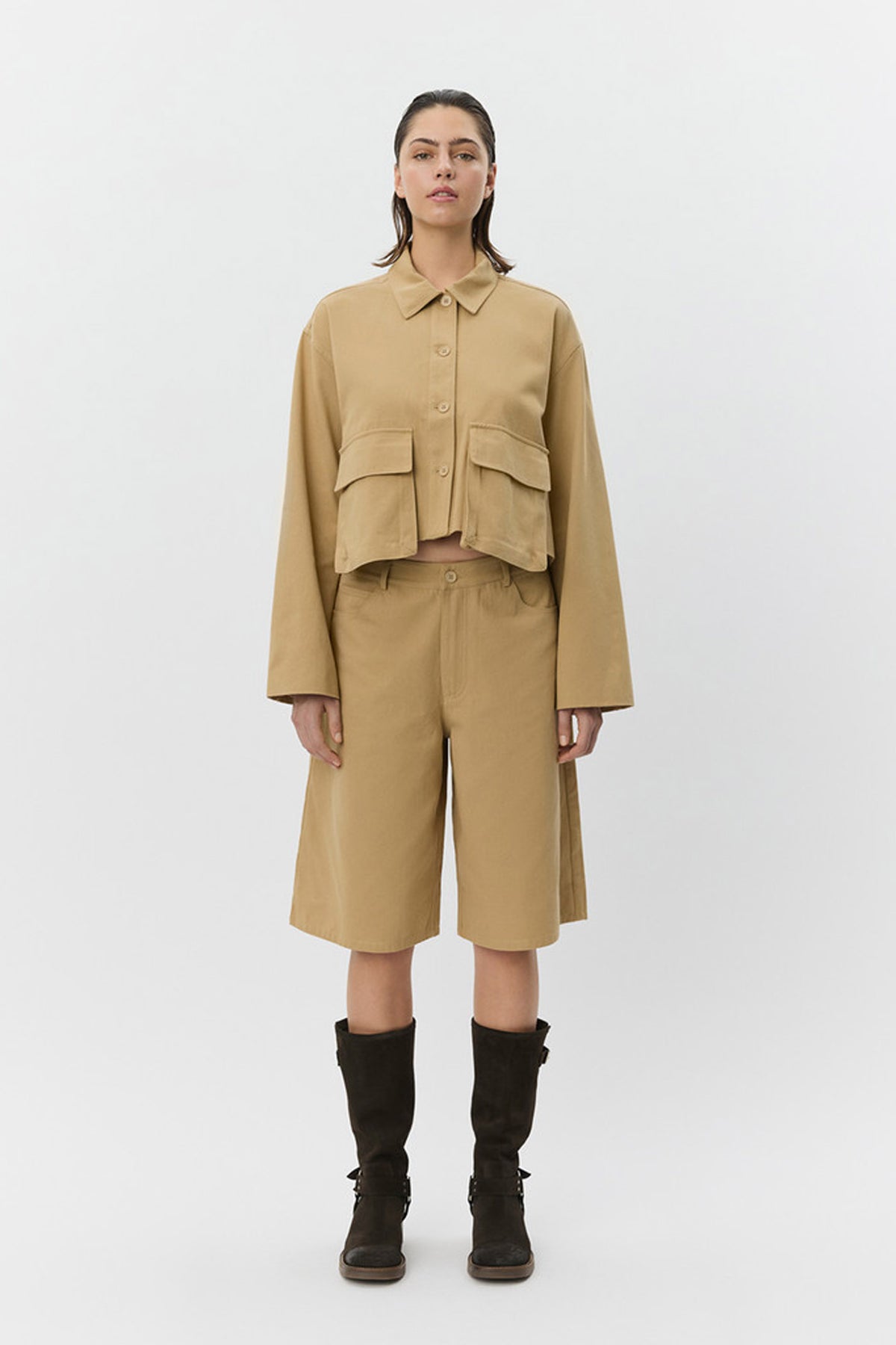 HARLEYSW BERMUDA SHORTS 7012 Camel - S261351