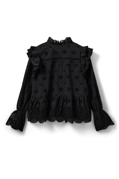 HAZELLESW BLOUSE 1000 Black - S254105 Thumbnail