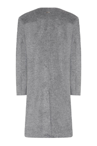 JubaBBAureve coat Grey Melange - BBW5200 Thumbnail