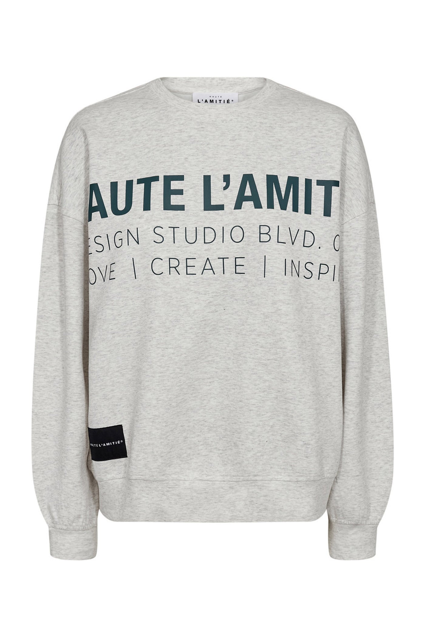 Studio Logo Sweat Pearl Melange - HL10446