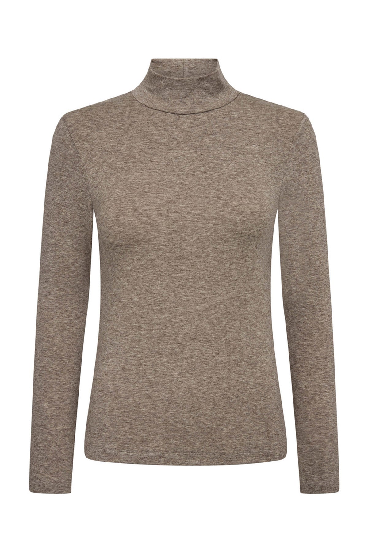 Lux Turtle Ls Tee Walnut Melange - HL10851