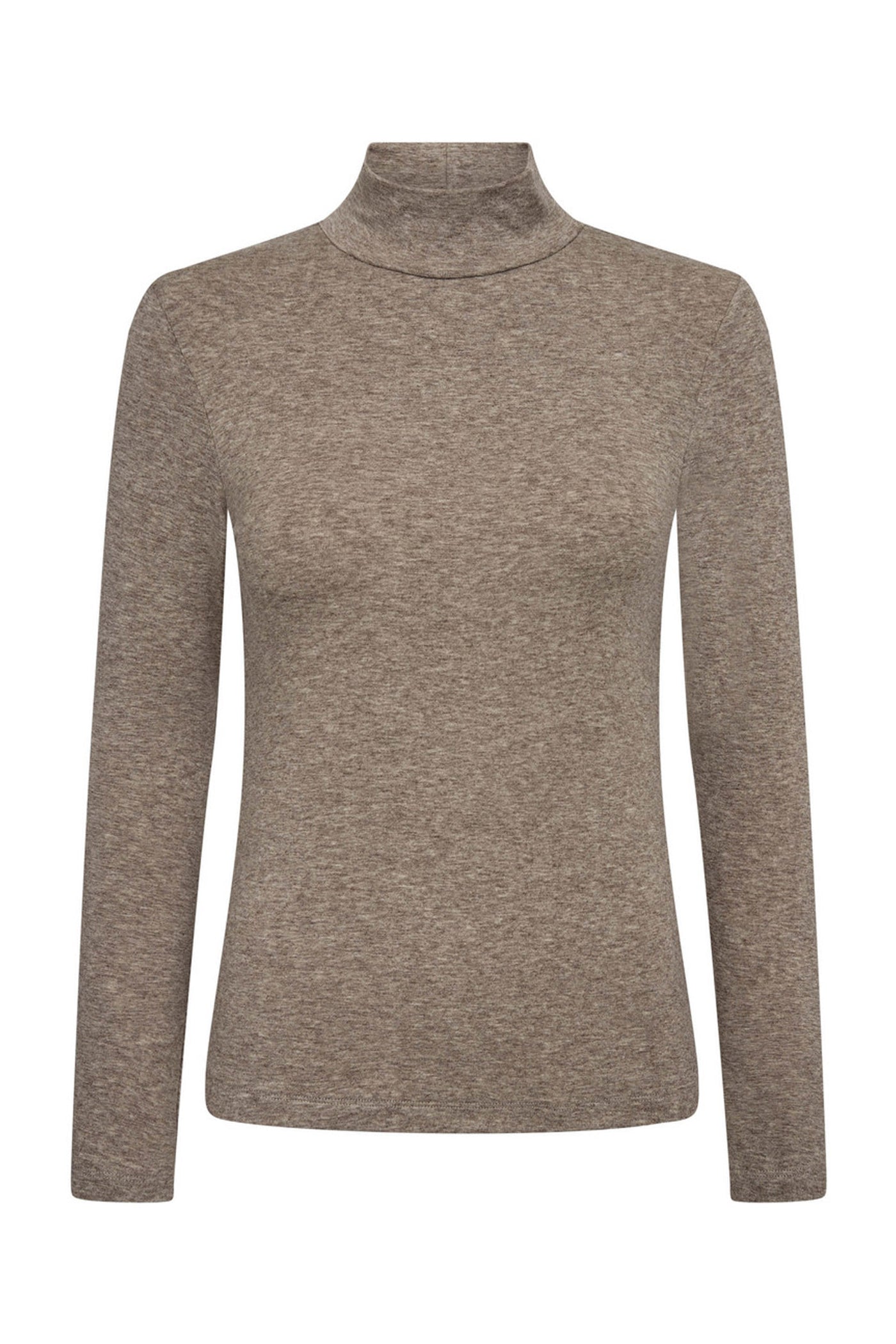 Lux Turtle Ls Tee Walnut Melange - HL10851