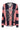 HL24 Stripe Football Blouse Navy/Pink - HL10484