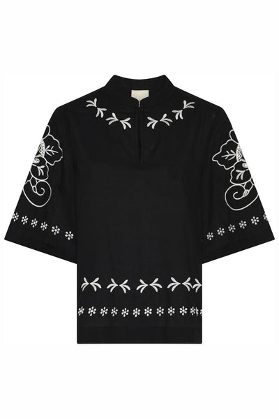 466HMTasim blouse 900 Black - HM1323 Thumbnail