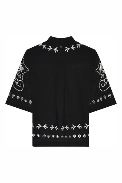 466HMTasim blouse 900 Black - HM1323 Thumbnail
