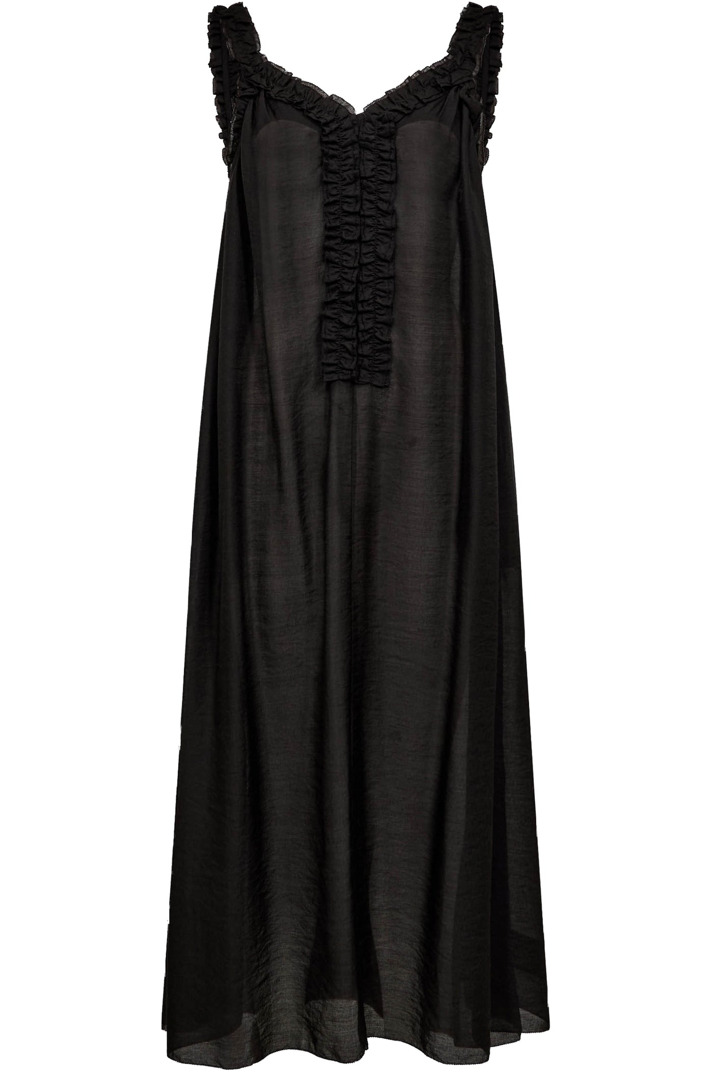 Frida Frill Dress Black - HL10605