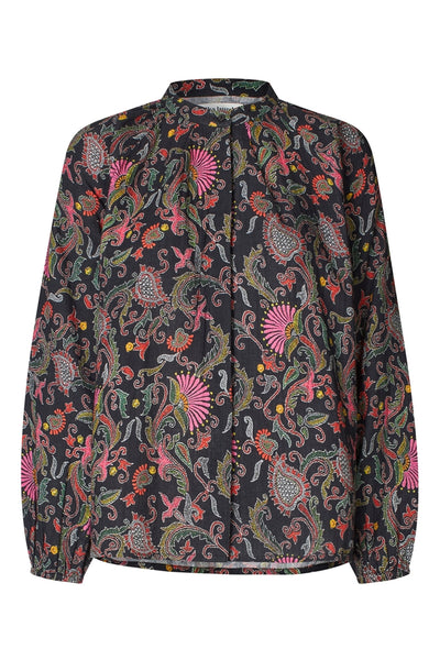 HaileyLL Shirt LS 74 Flower Print - 25401-1072 Thumbnail