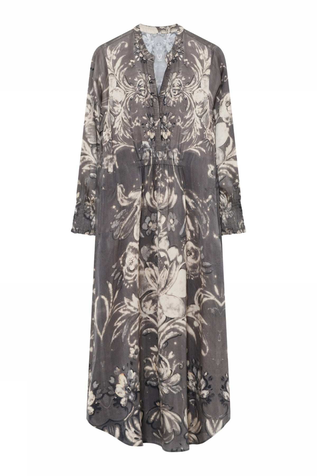 Hali, long dress 58506/7361 82625-Coffee