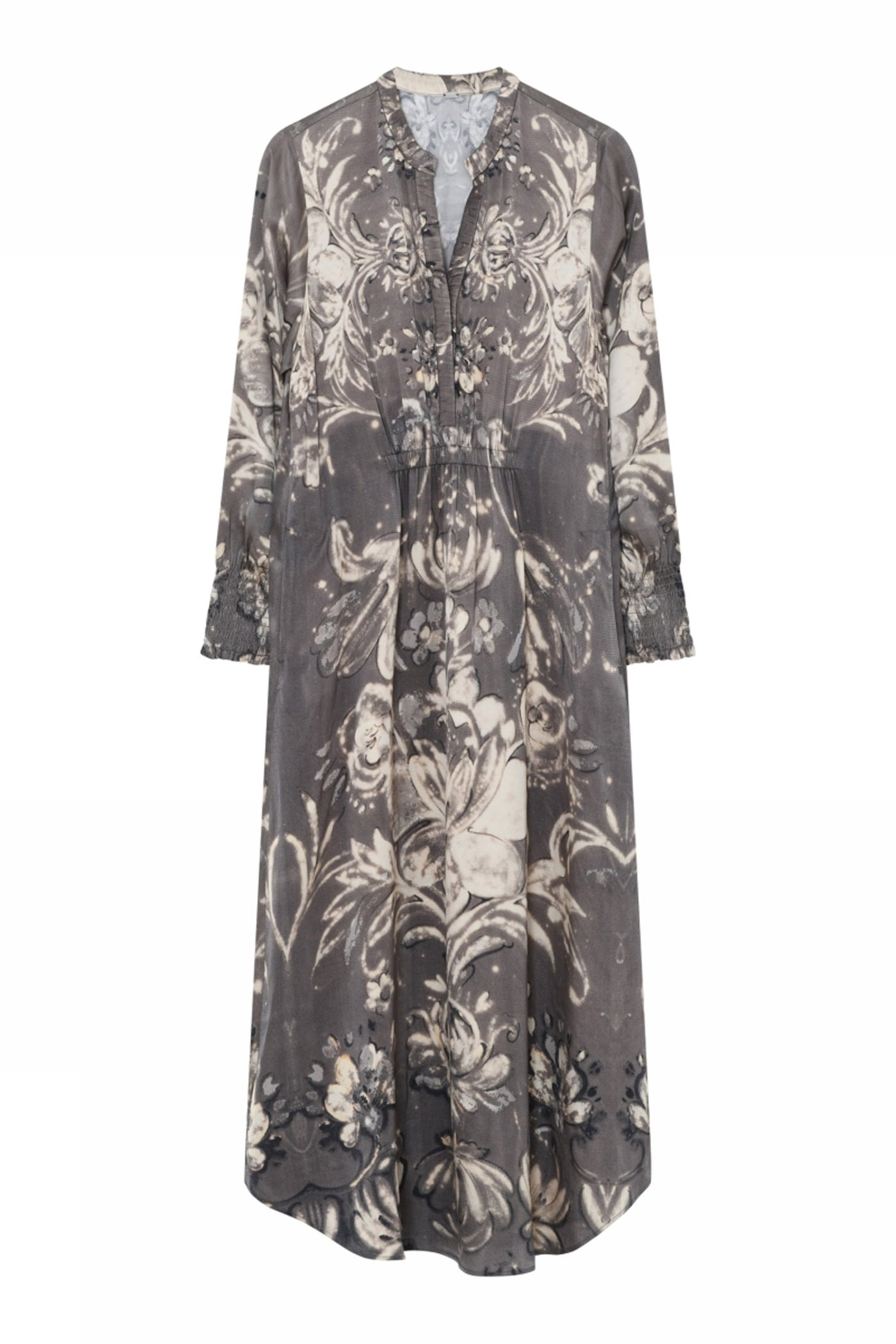 Hali, long dress 58506/7361 82625-Coffee