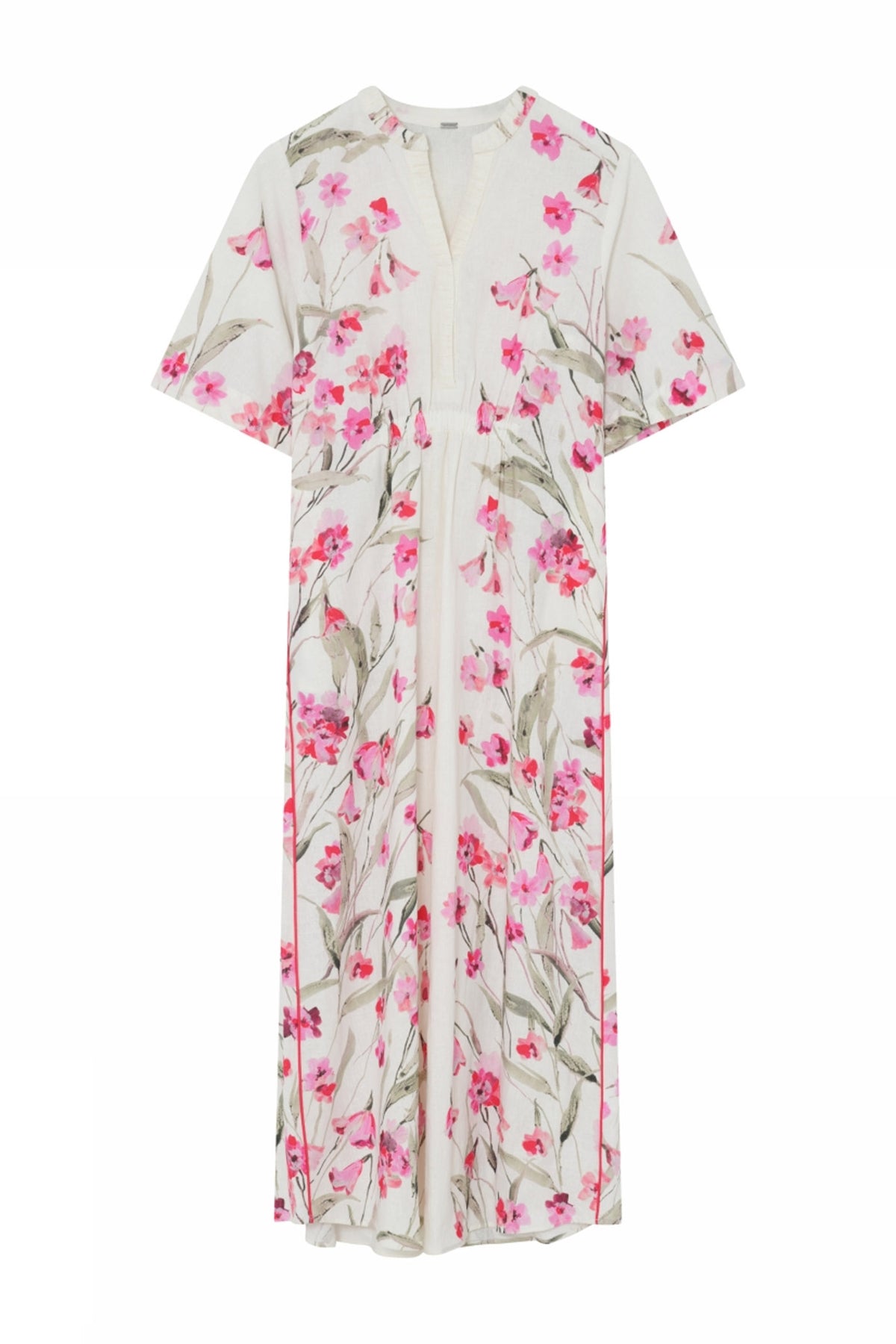 Hali, long dress 81004-Off White - 61504/7486