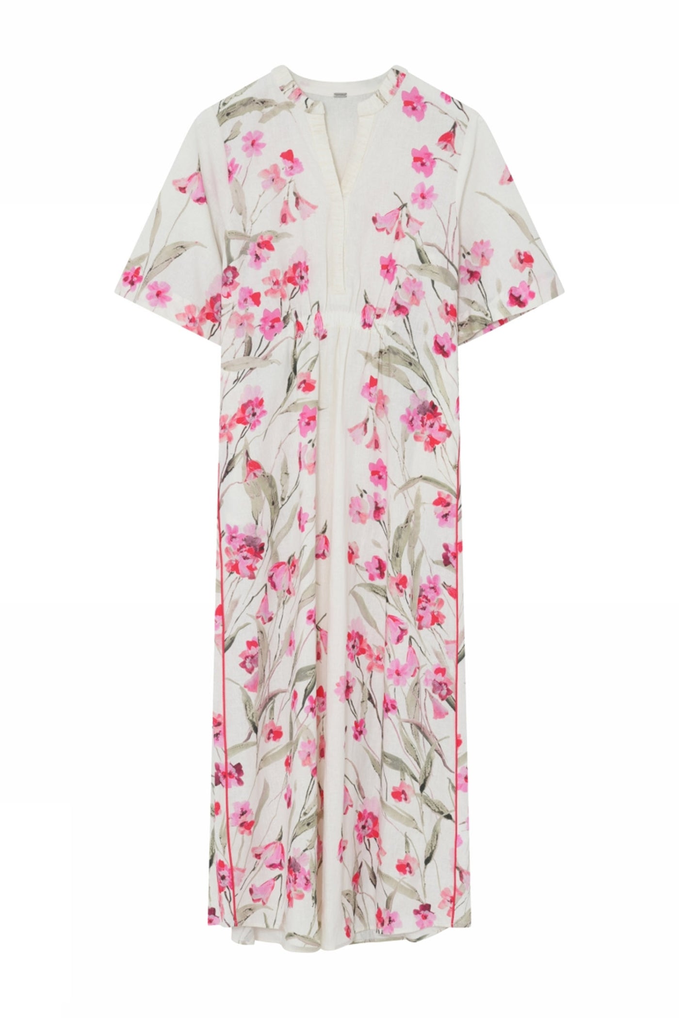 Hali, long dress 81004-Off White - 61504/7486