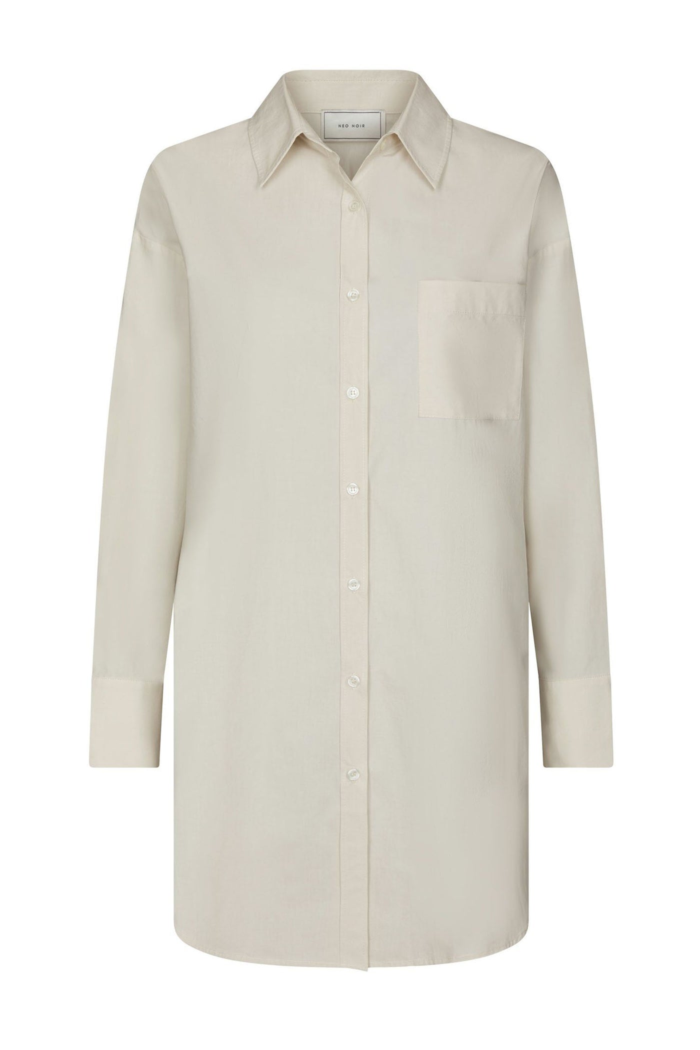 Halina Poplin Shirt IVORY - 168623