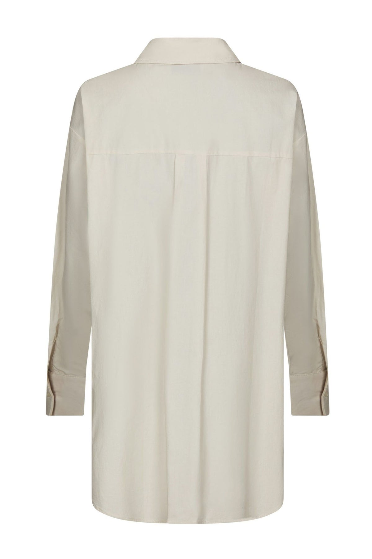 Halina Poplin Shirt IVORY - 168623