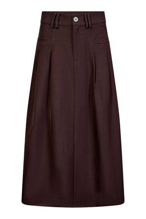 LunaCC New Pocket Pleat Skirt 20016-Bison - 500389