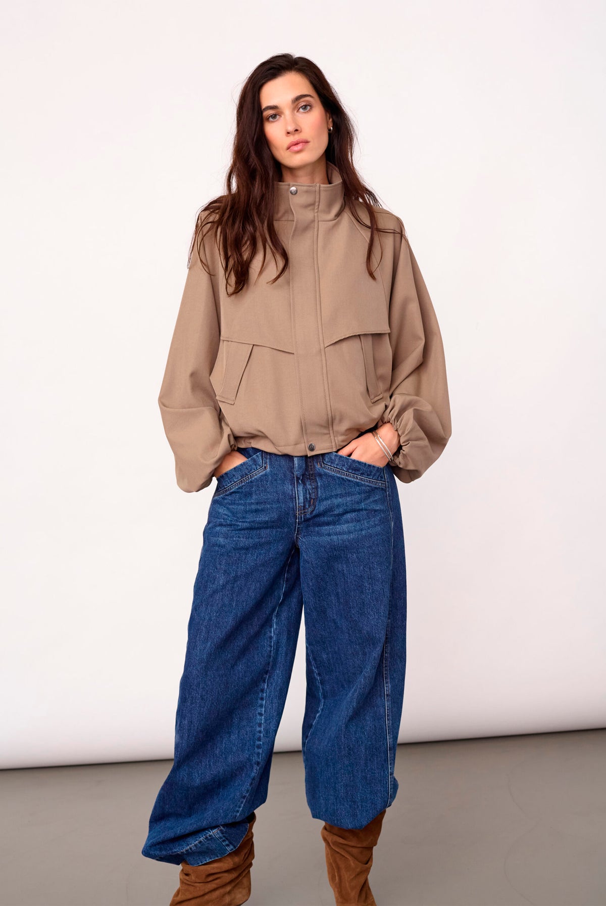 LunaCC Jacket 20018-Taupe - 500392