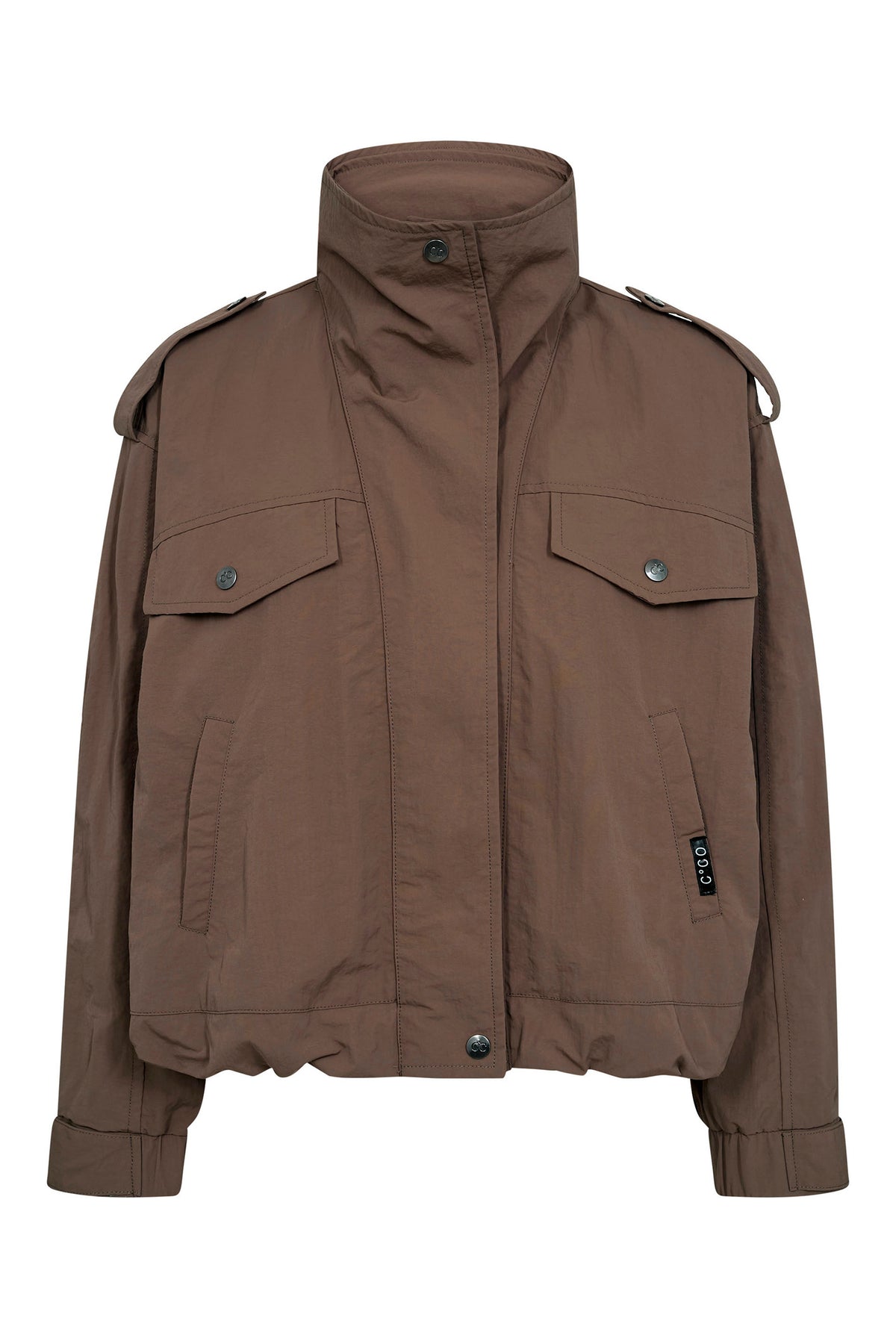 Alinacc Double Funnel Neck Jac Brown - 500810