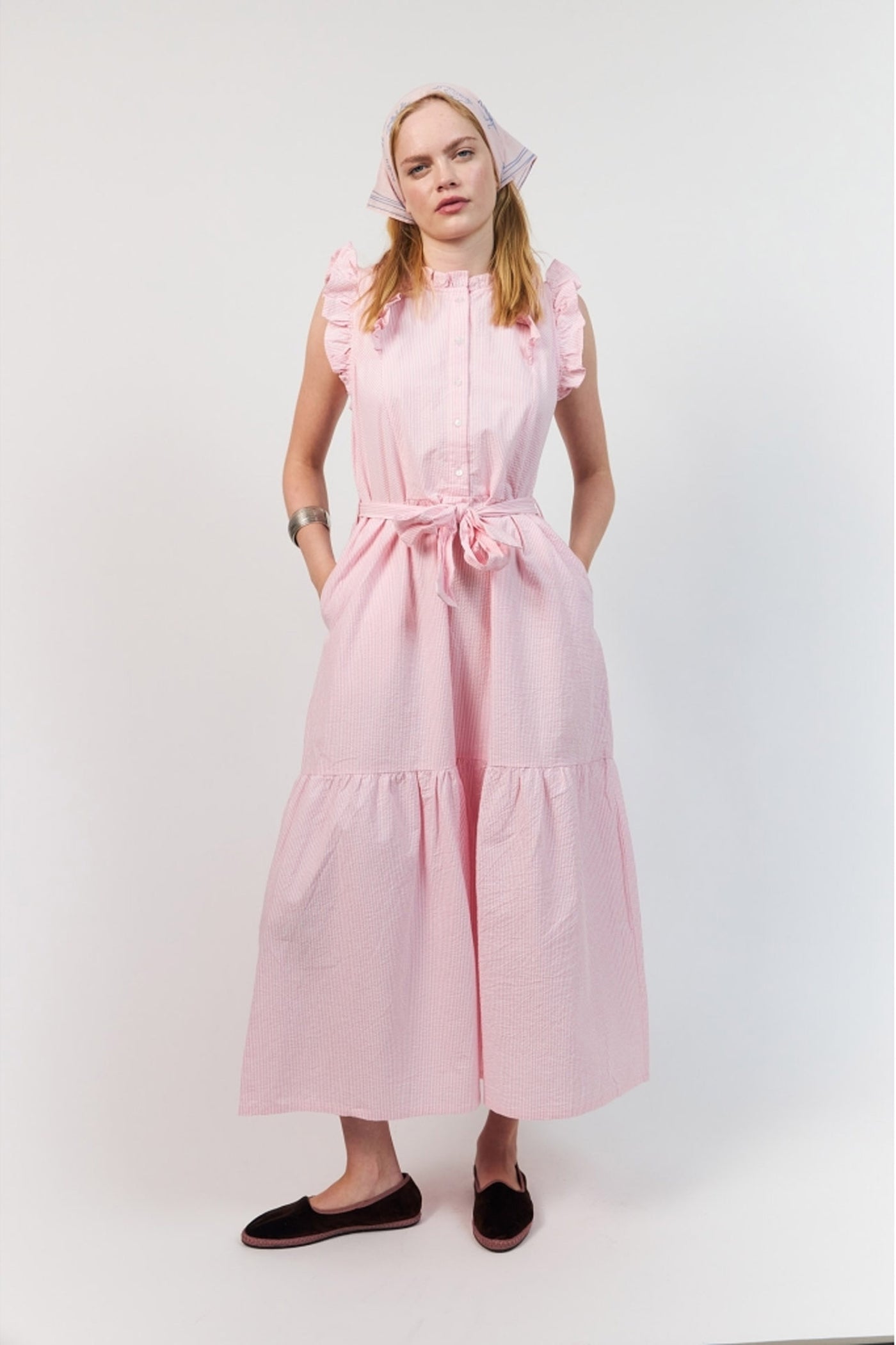 Harrietll Maxi Dress Sl LIGHT PINK - 26212-3001