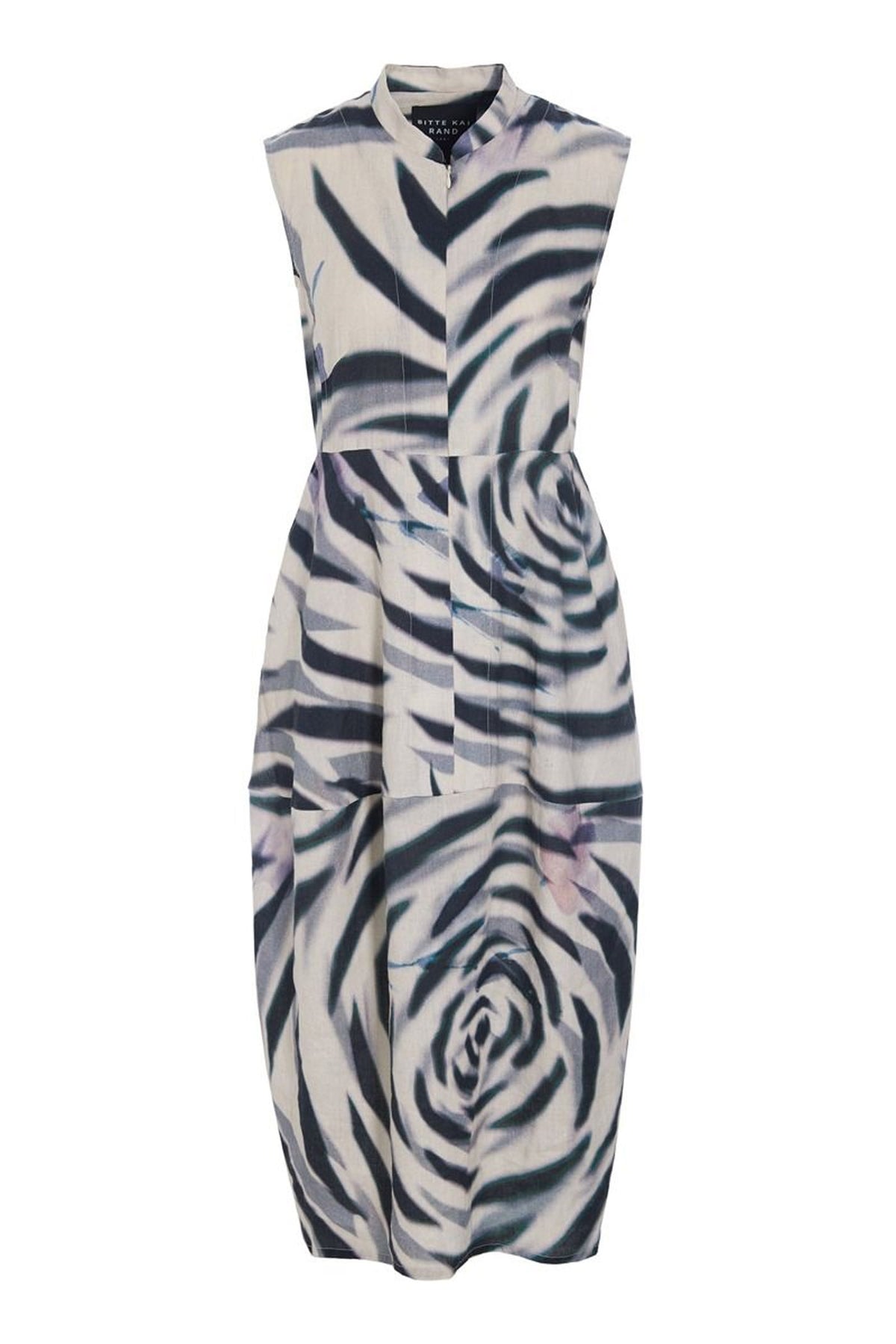 Harukaze Ærmeløs kjole ZEBRA ROSE - 263-2296-5770