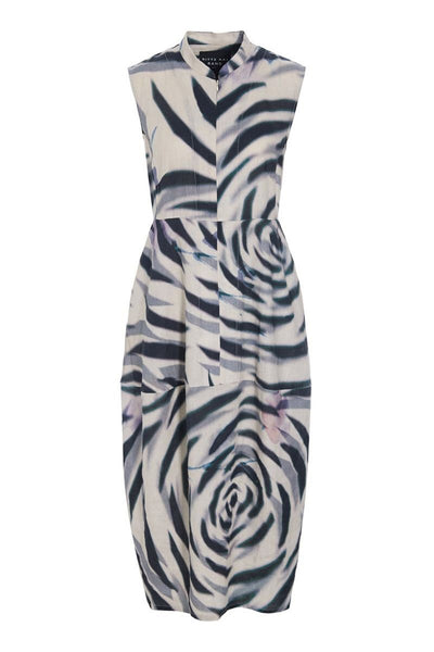 Harukaze Ærmeløs kjole ZEBRA ROSE - 263-2296-5770 Thumbnail