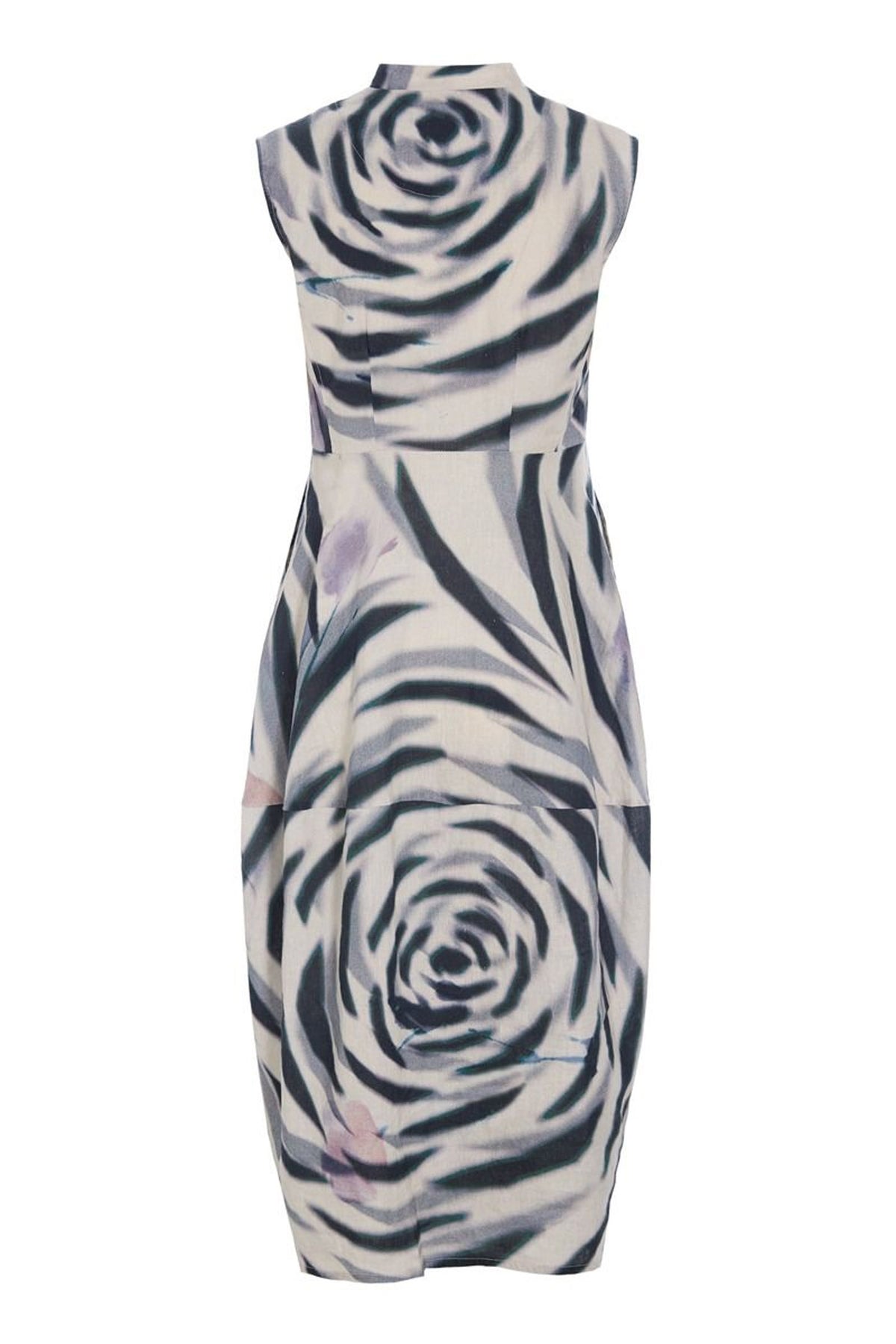 Harukaze Ærmeløs kjole ZEBRA ROSE - 263-2296-5770