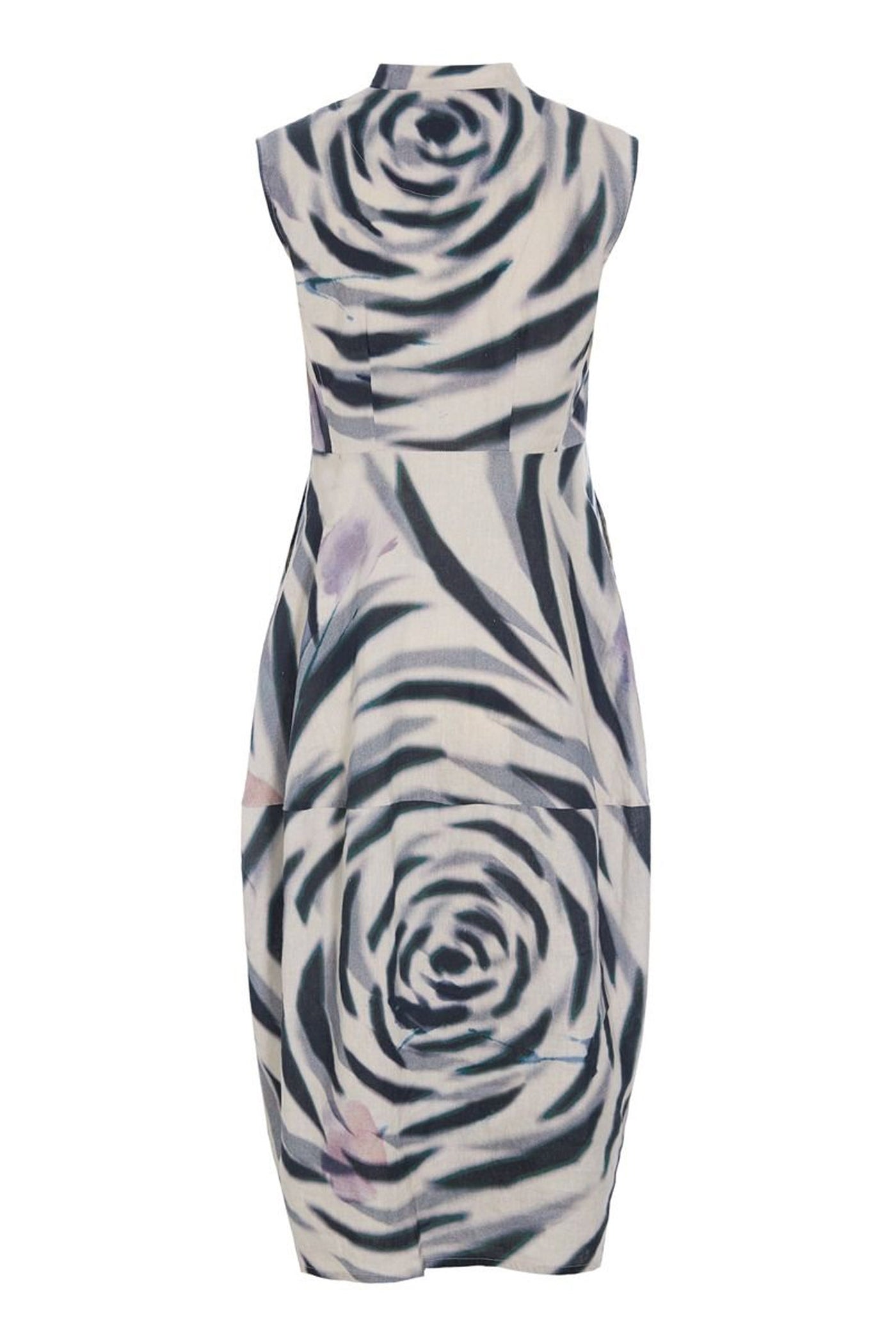 Harukaze Ærmeløs kjole ZEBRA ROSE - 263-2296-5770