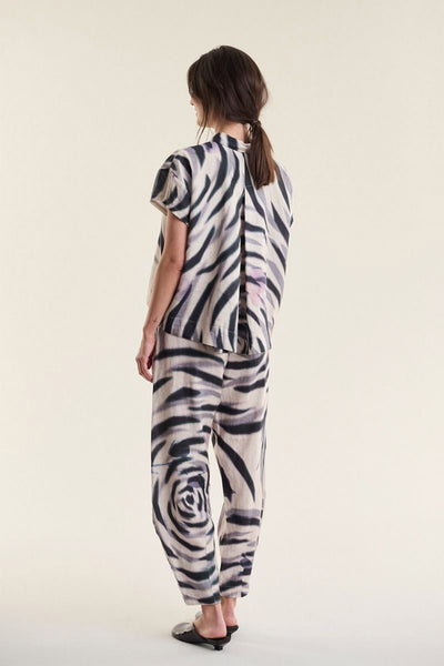 Harukaze kortærmet skjorte ZEBRA ROSE - 263-2296-5239 Thumbnail
