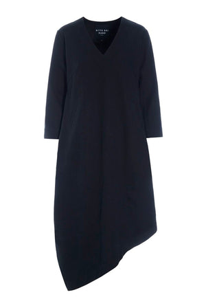 Hayato kjole med v-hals Black - 266-2483-5831