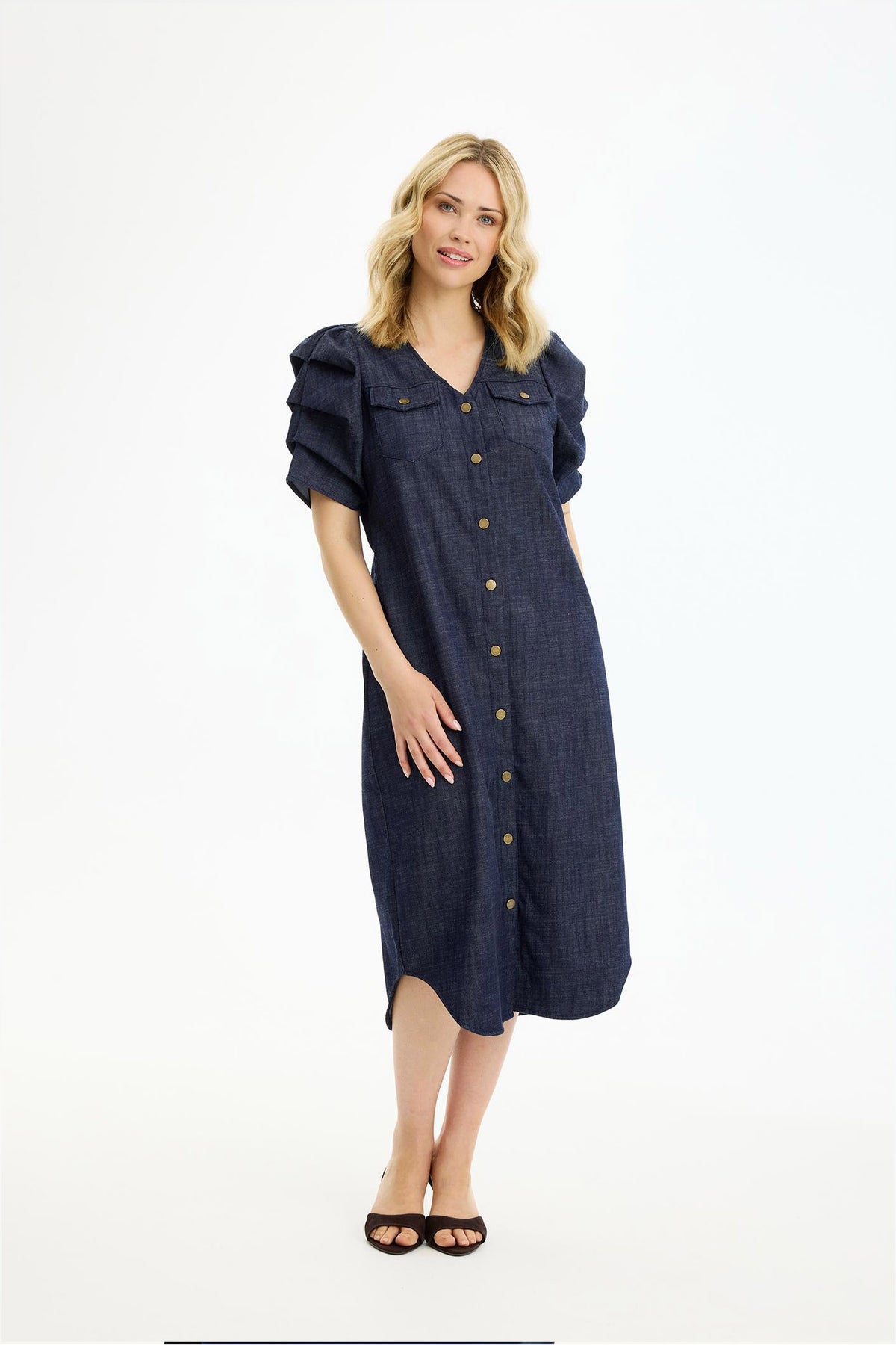 Hazel dress DARK BLUE - 17242