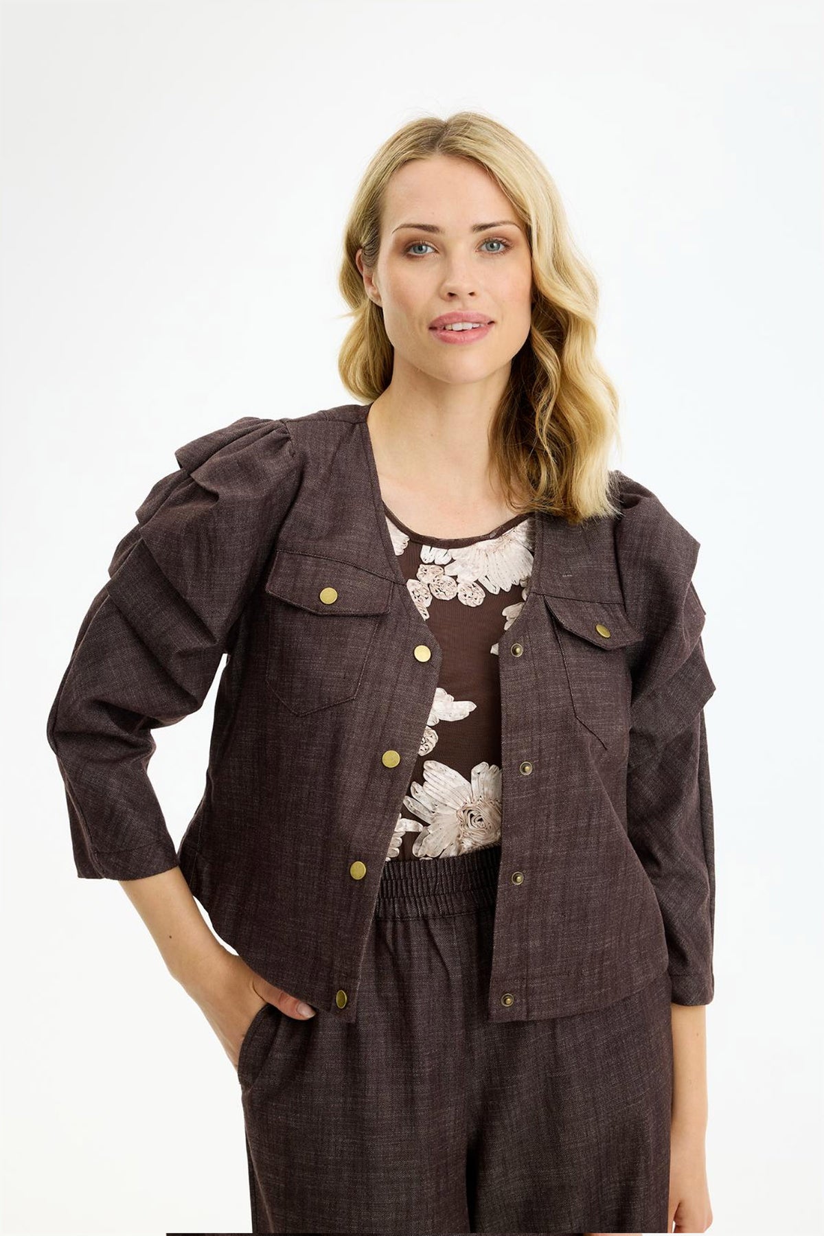 Hazel jacket Brown - 17247